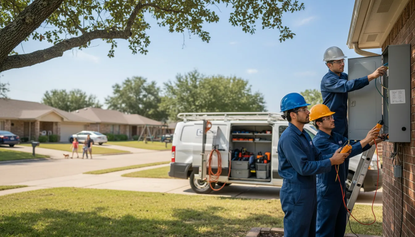 Certified electrician providing emergency electrical services in Conway, MI